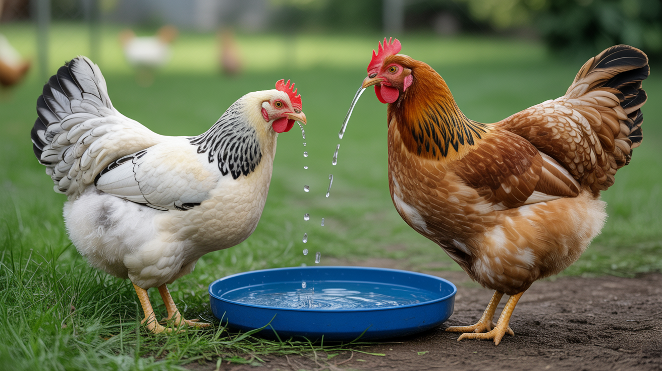 How to Keep Chickens Hydrated in Summer and Winter